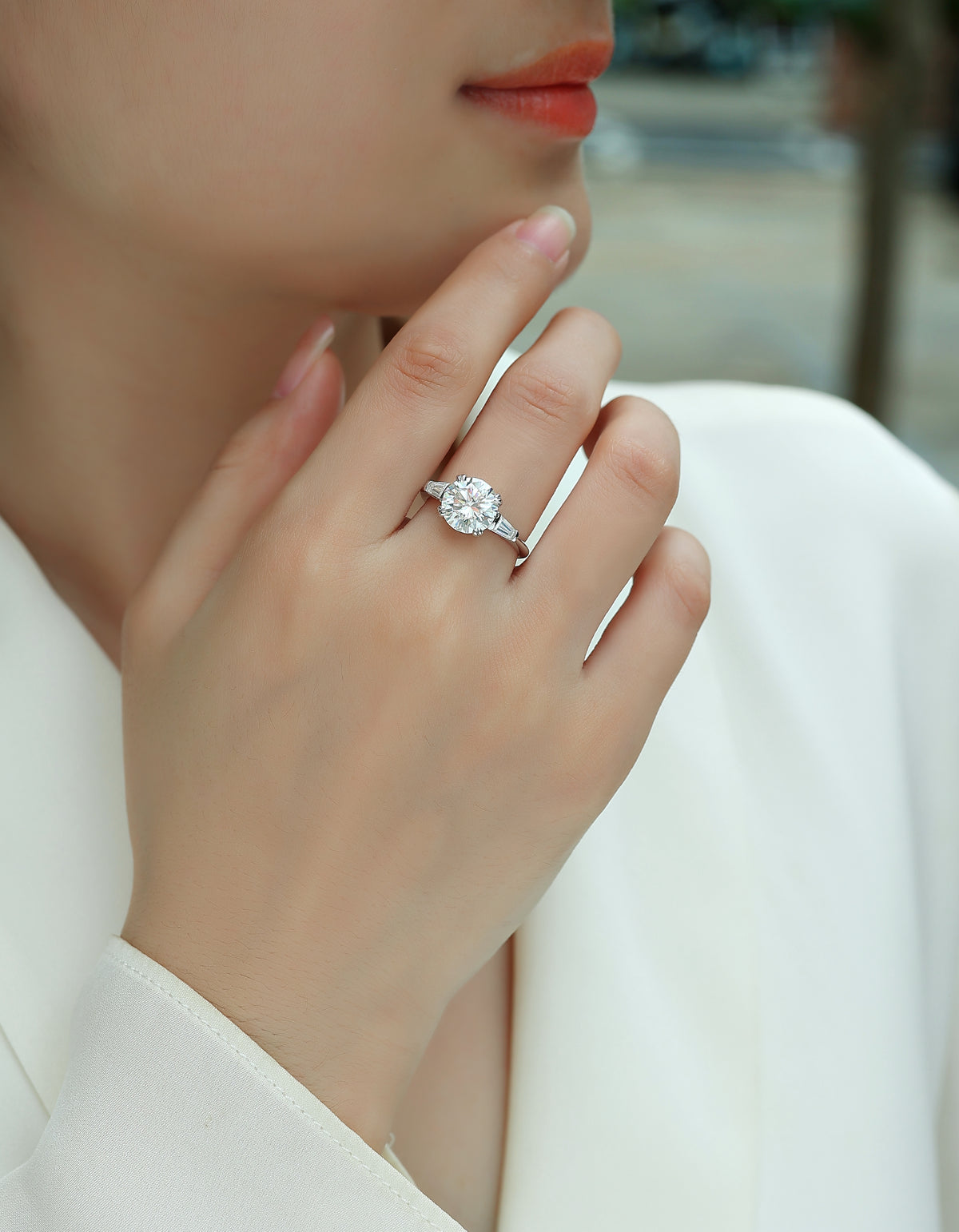 Carissie Ring MF216608 - Silver On Model