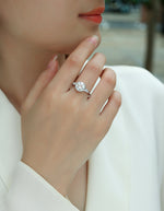 Carissie Ring MF216608 - Silver On Model