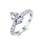Carissie Ring MF216609 - Silver Angle View