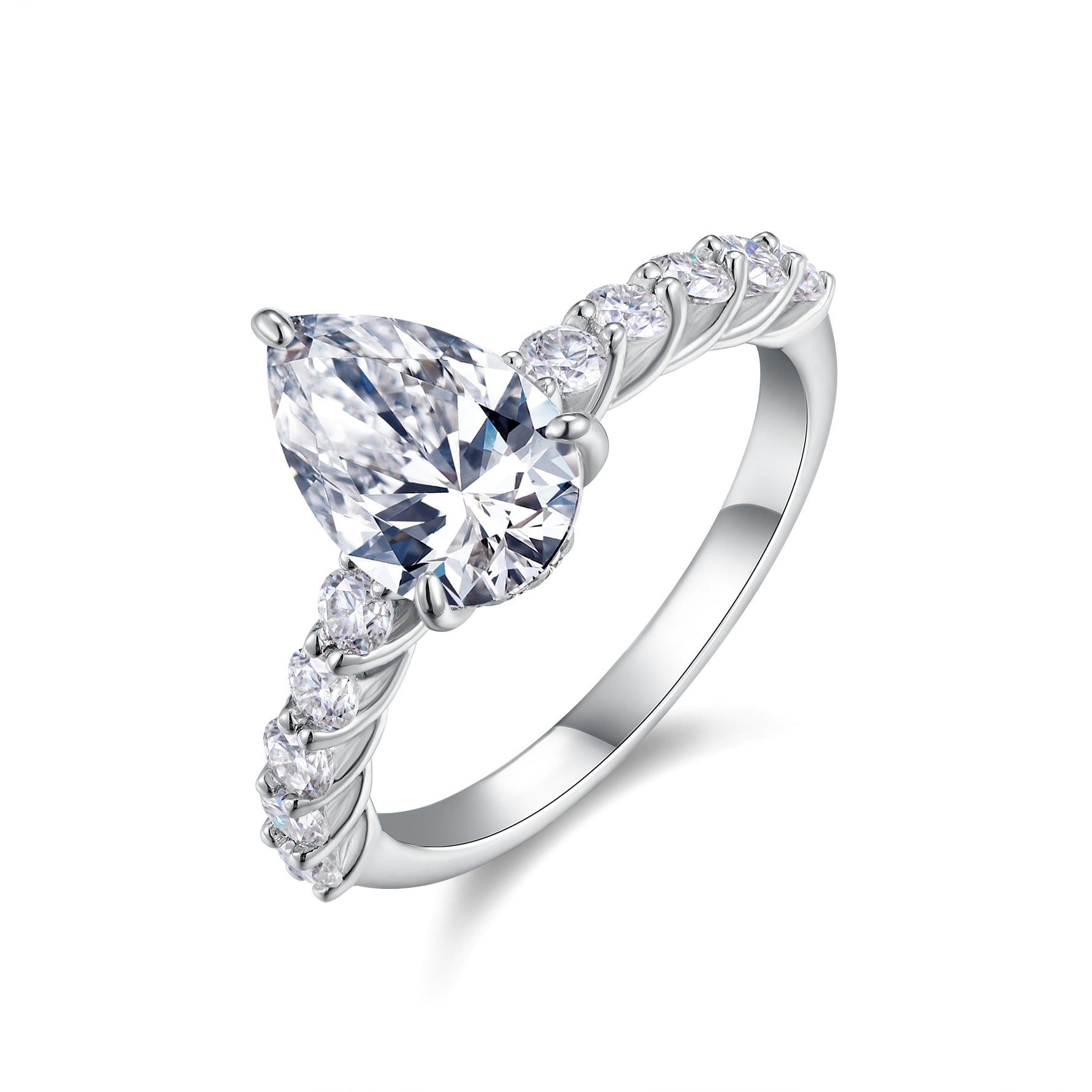 Carissie Ring MF216609 - Silver Angle View