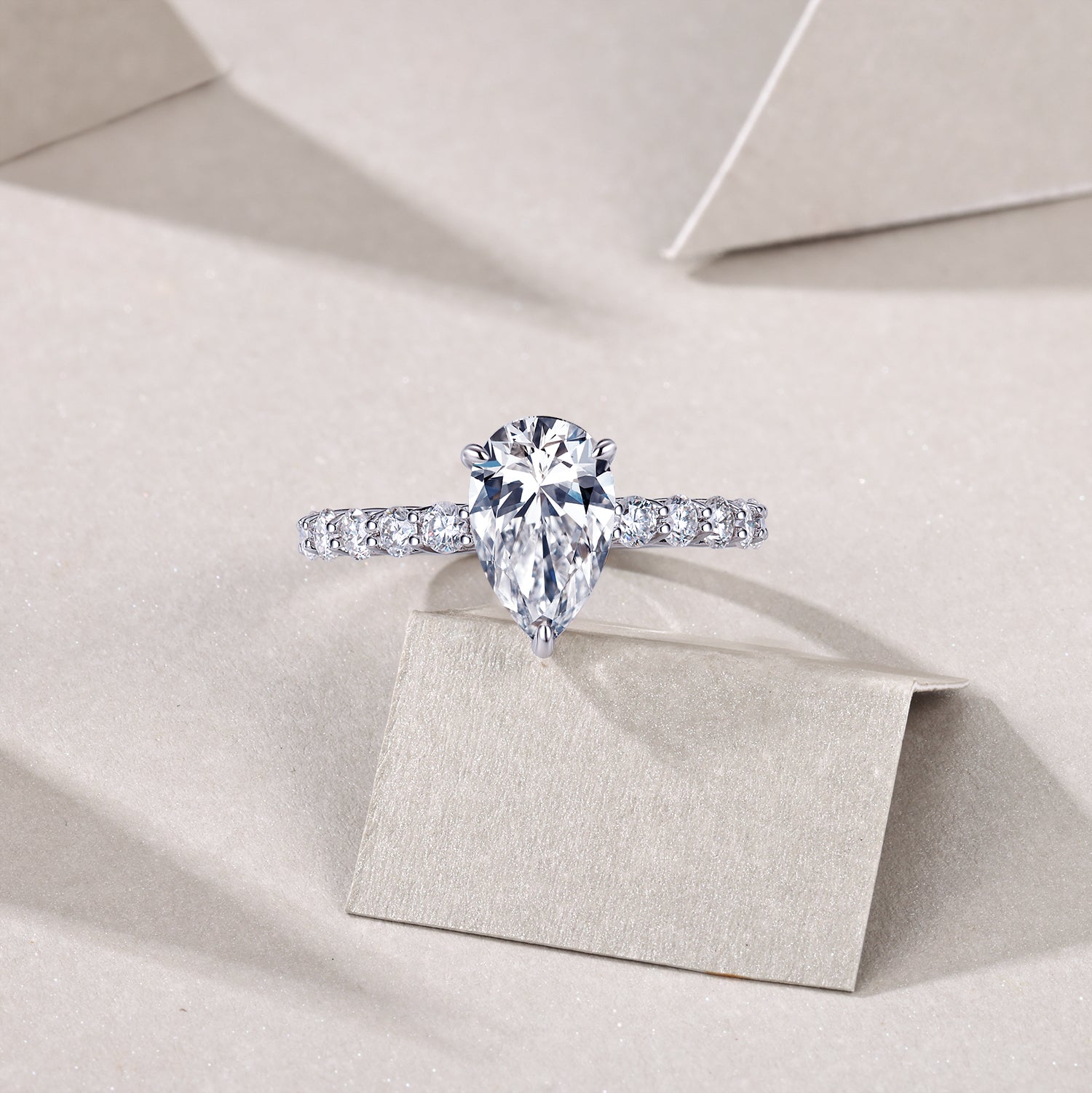 Carissie Ring MF216609 - Silver Angle View