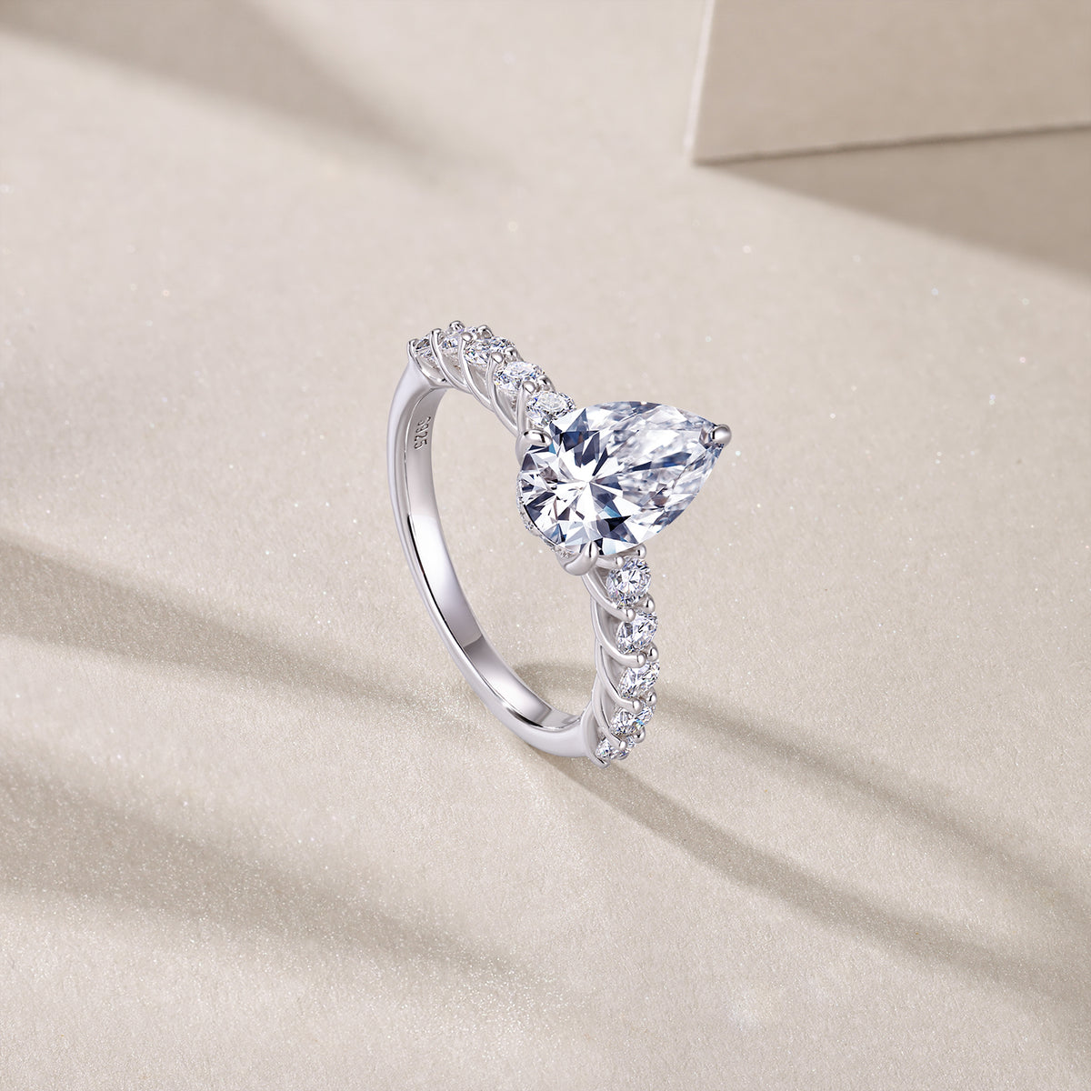 Carissie Ring MF216609 - Silver Angle View