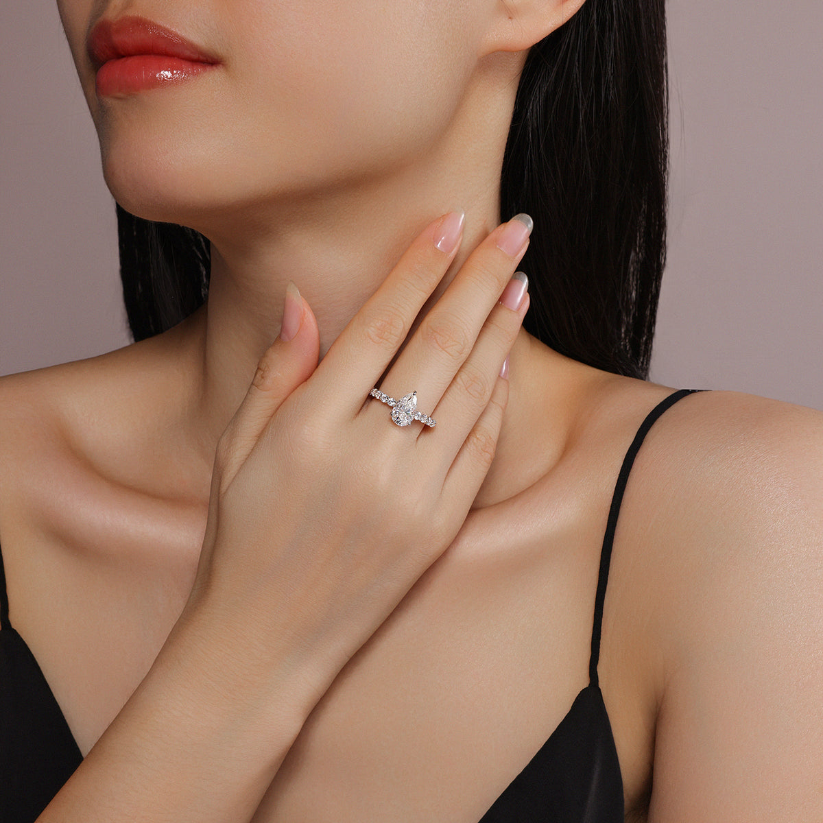 Carissie Ring MF216609 - Silver On Model