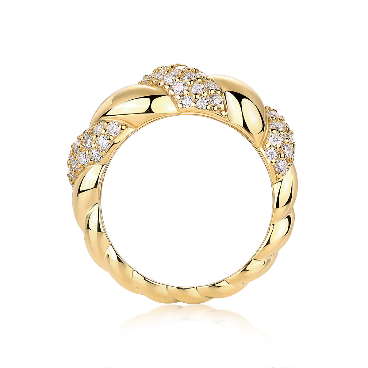 Carissie Ring MF216620 - Yellow Gold Front View