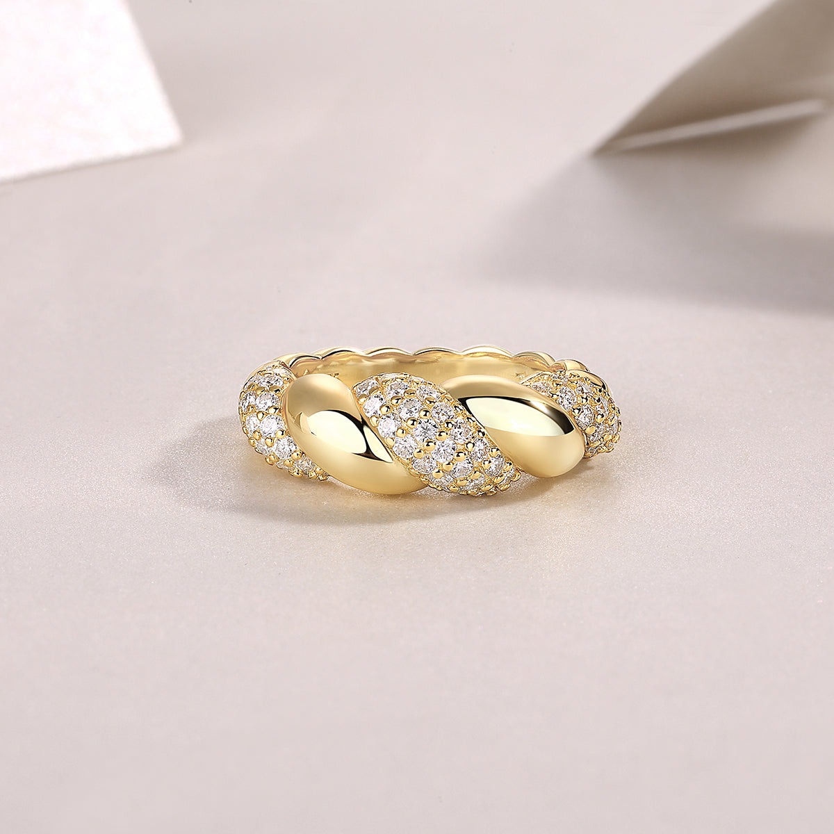 Carissie Ring MF216620 - Yellow Gold Angle View