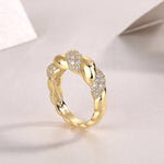 Carissie Ring MF216620 - Yellow Gold Angle View