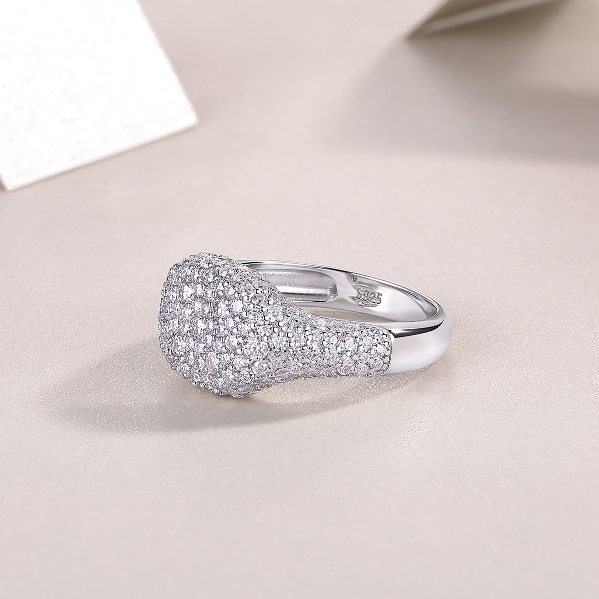 Carissie Ring MF216622 - Silver Angle View