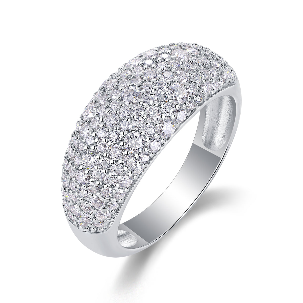 Carissie Ring MF216623 - Silver Angle View