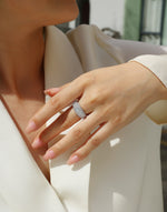 Carissie Ring MF216623 - Silver On Model