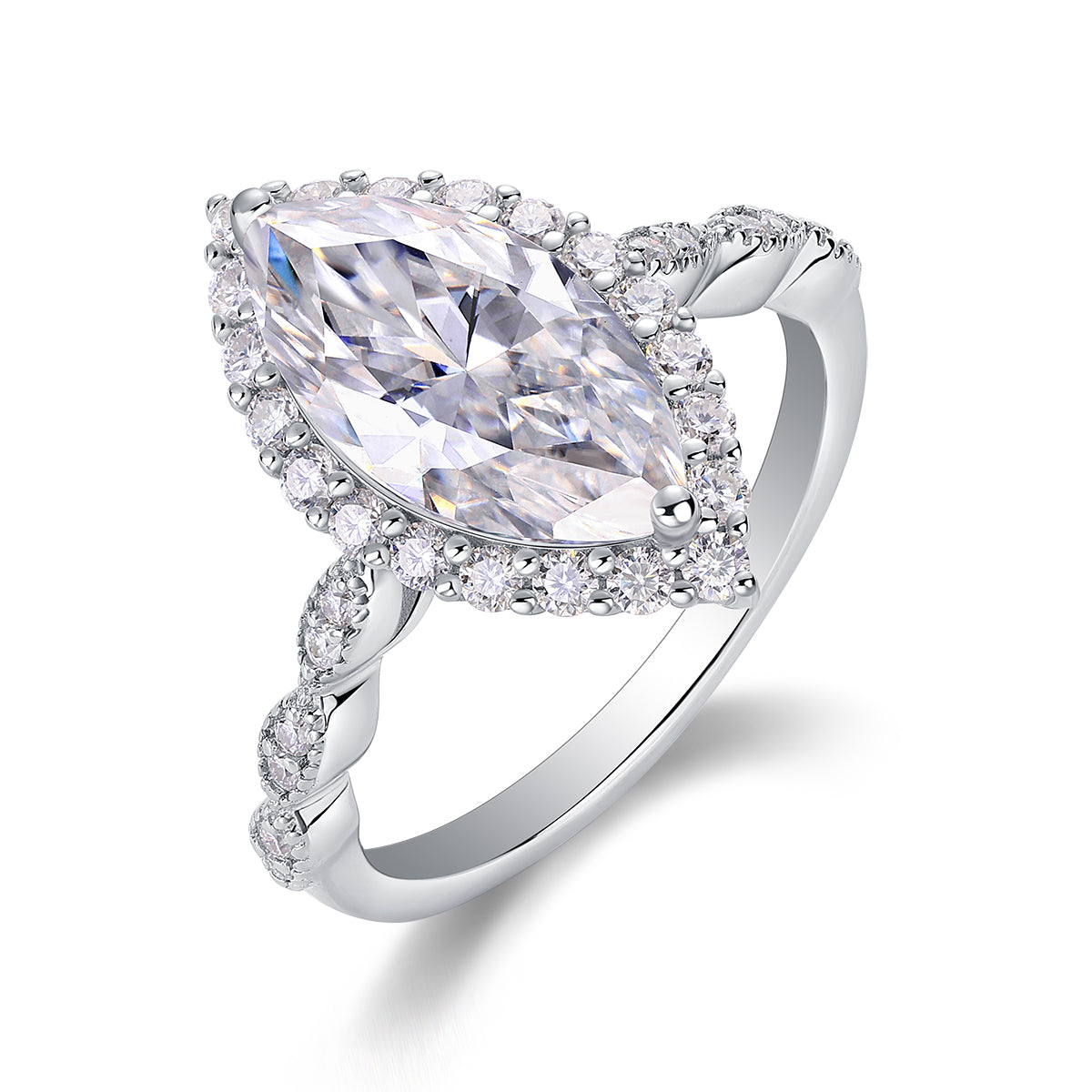 Carissie Ring MF216635 - Silver Angle View
