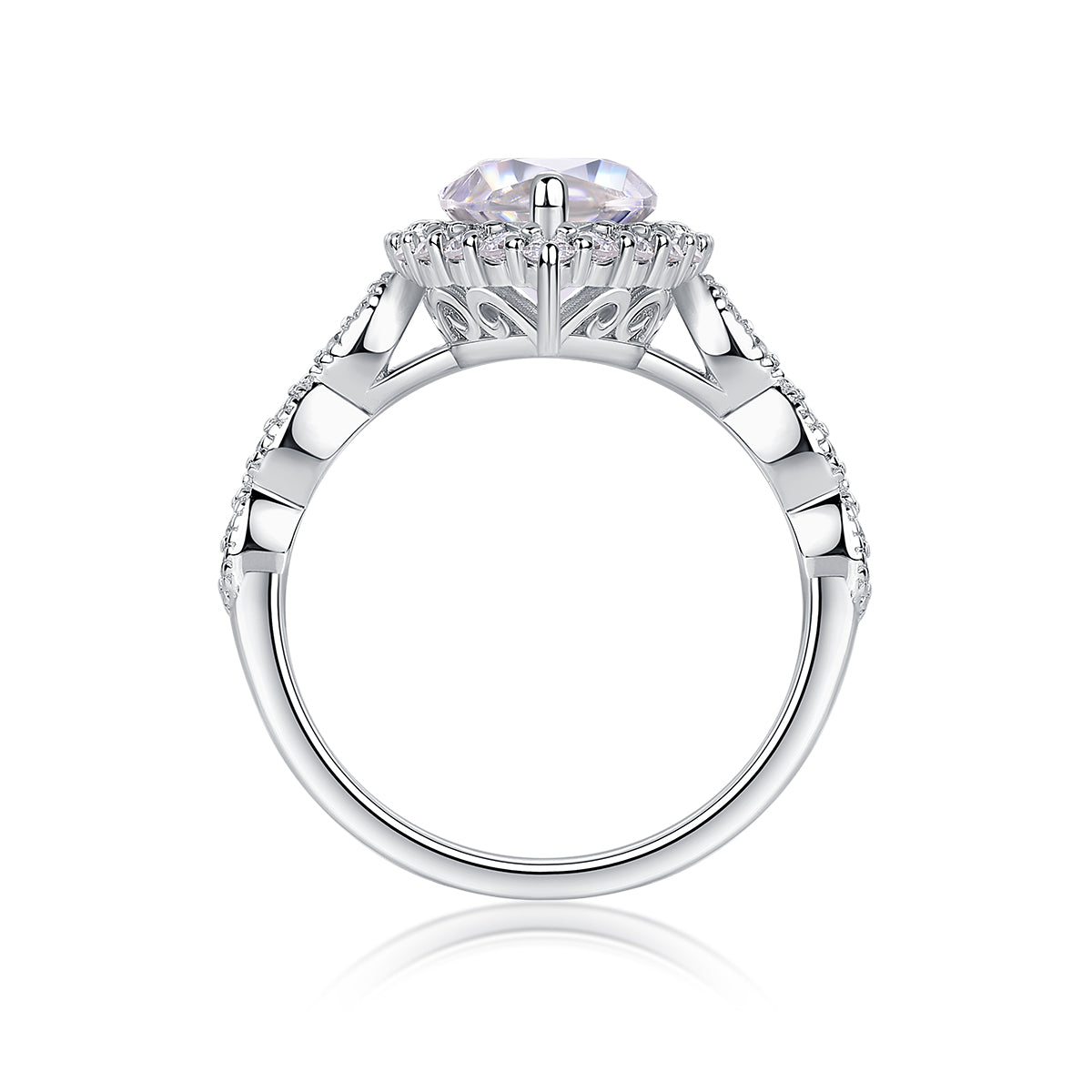 Carissie Ring MF216635 - Silver Side View