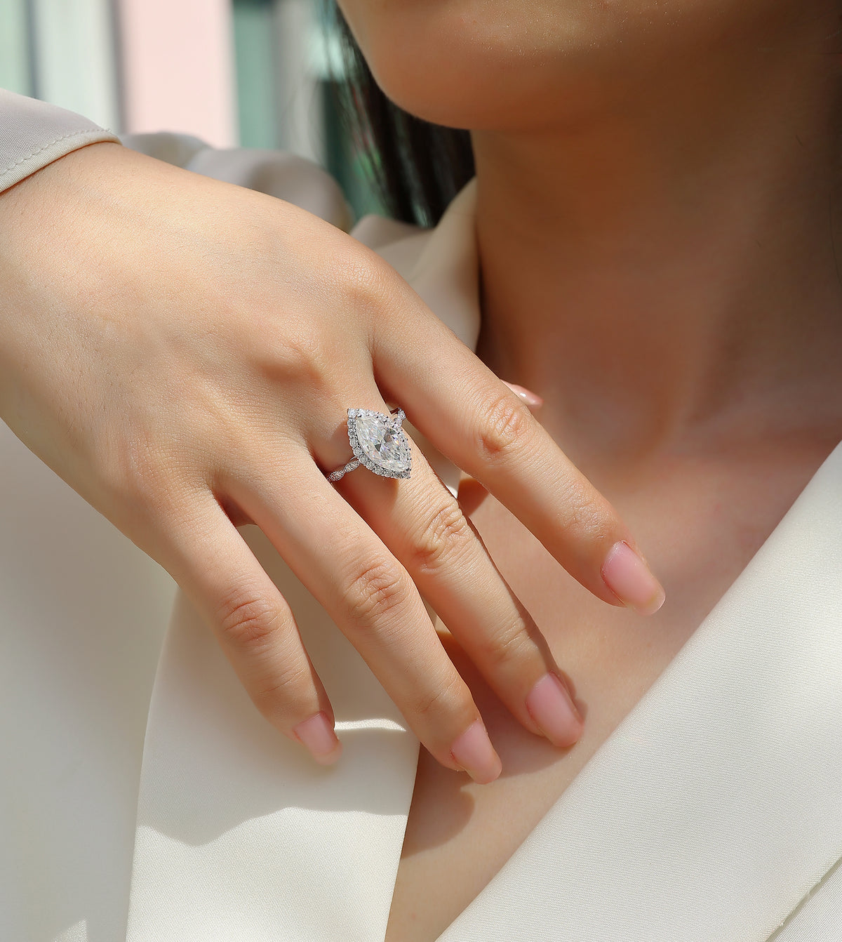 Carissie Ring MF216635 - Silver On Model