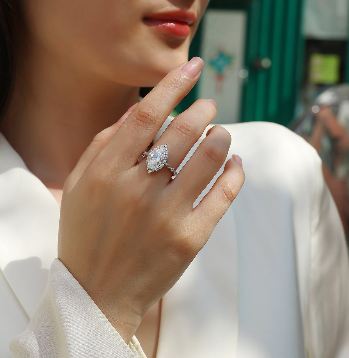 Carissie Ring MF216635 - Silver On Model