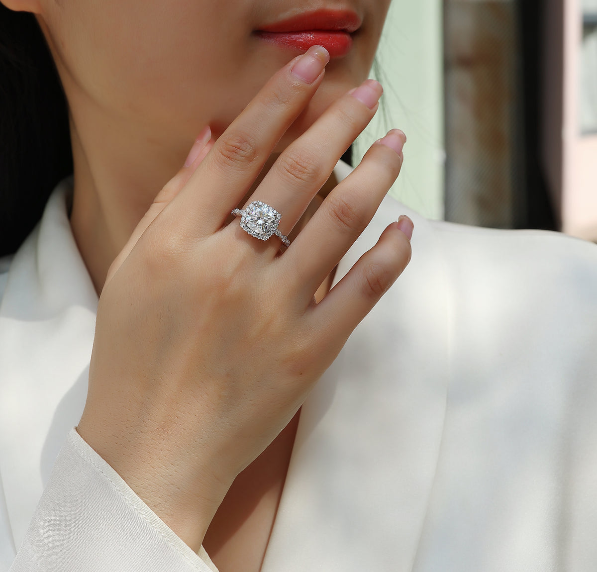 Carissie Ring MF216639 - Silver On Model