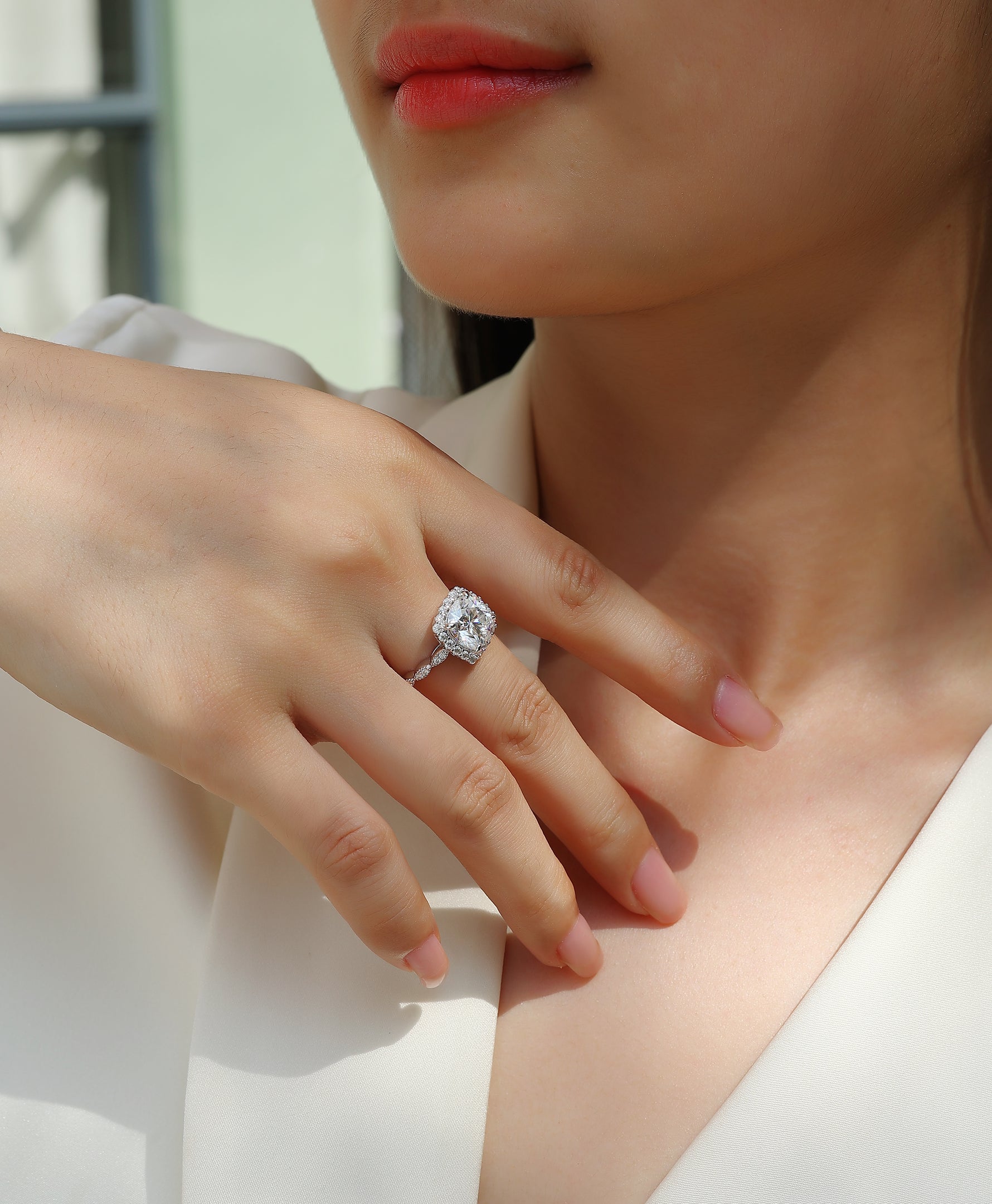 Carissie Ring MF216639 - Silver On Model