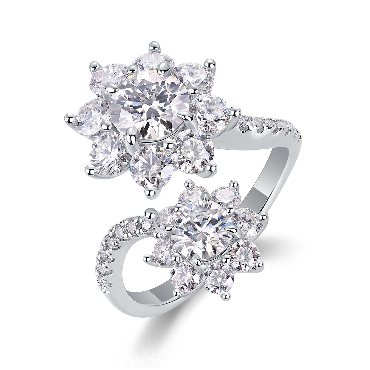 Carissie Ring MF216641 - Silver Angle View
