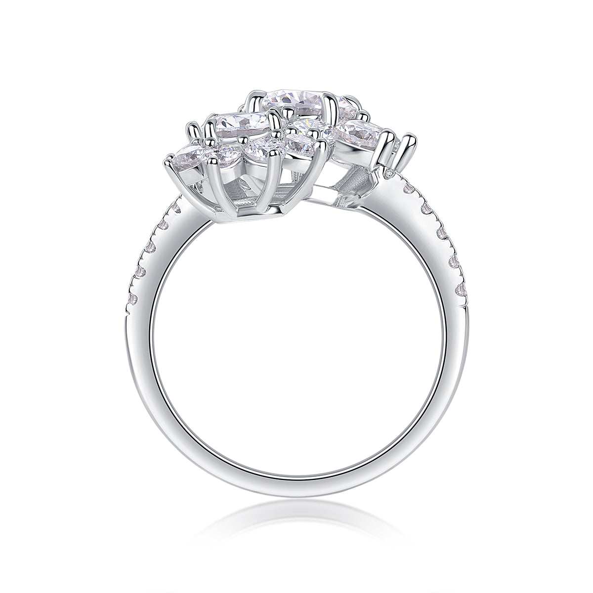 Carissie Ring MF216641 - Silver Angle View
