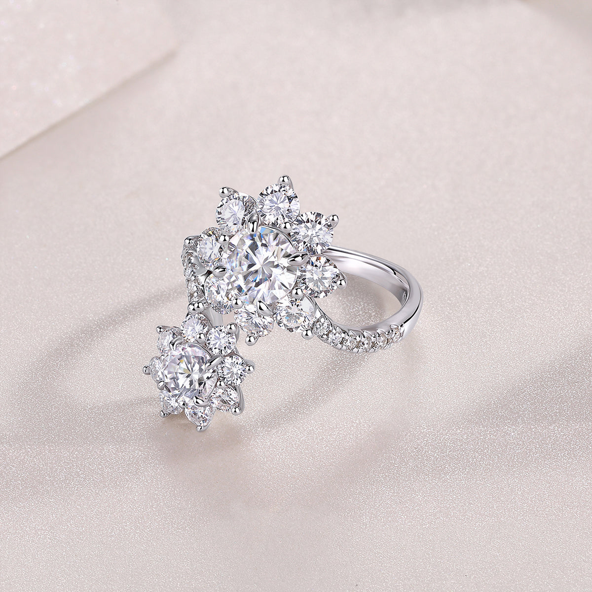 Carissie Ring MF216641 - Silver Angle View