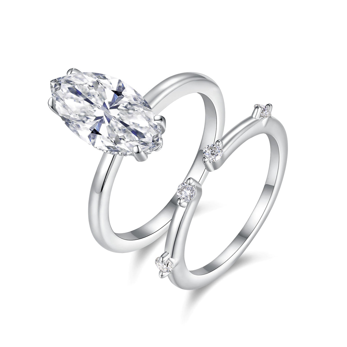 Carissie Ring MF216644 - Silver Angle View
