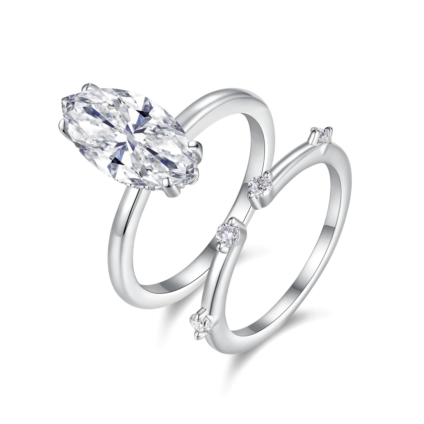 Carissie Ring MF216644 - Silver Angle View