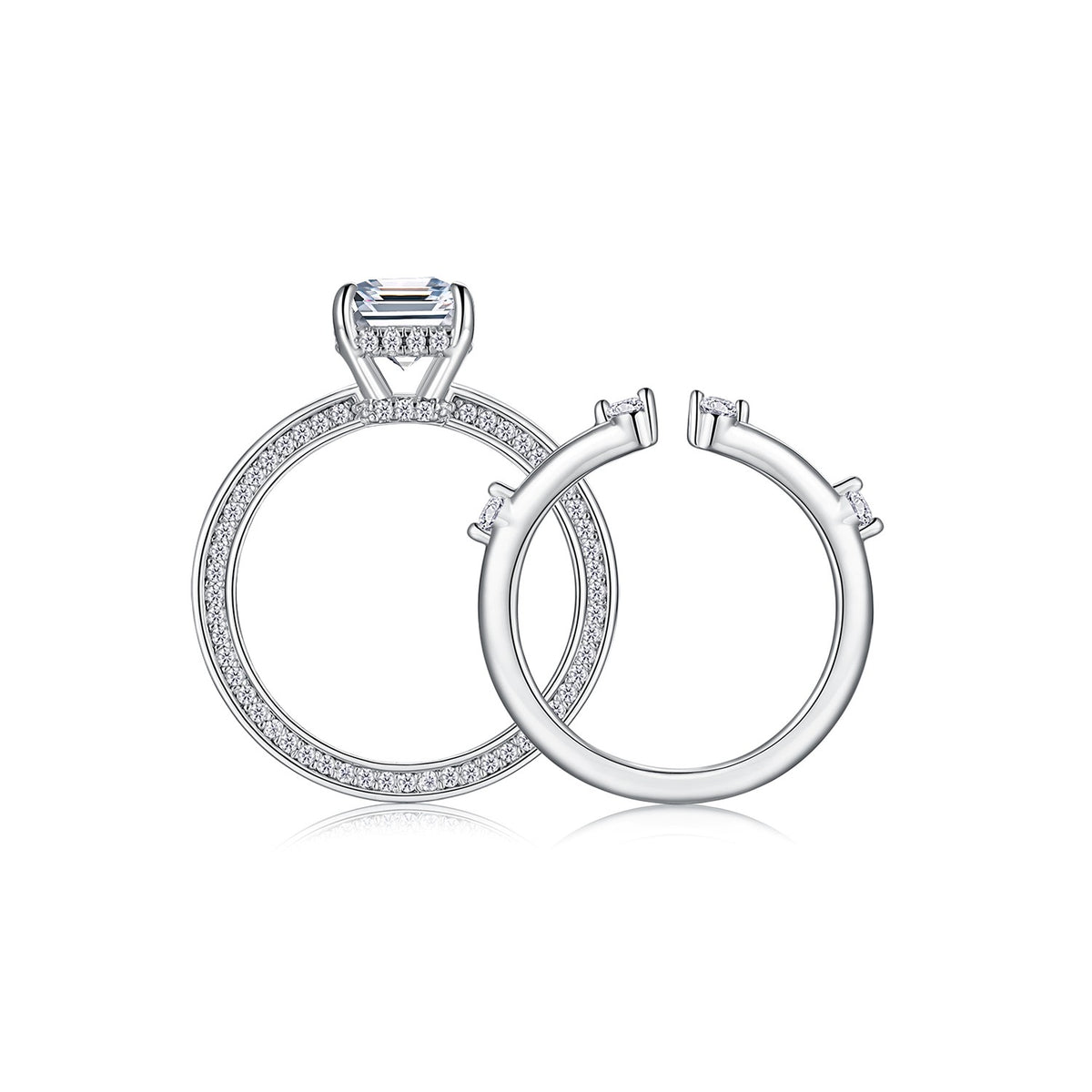 Carissie Ring MF216647 - Silver Angle View