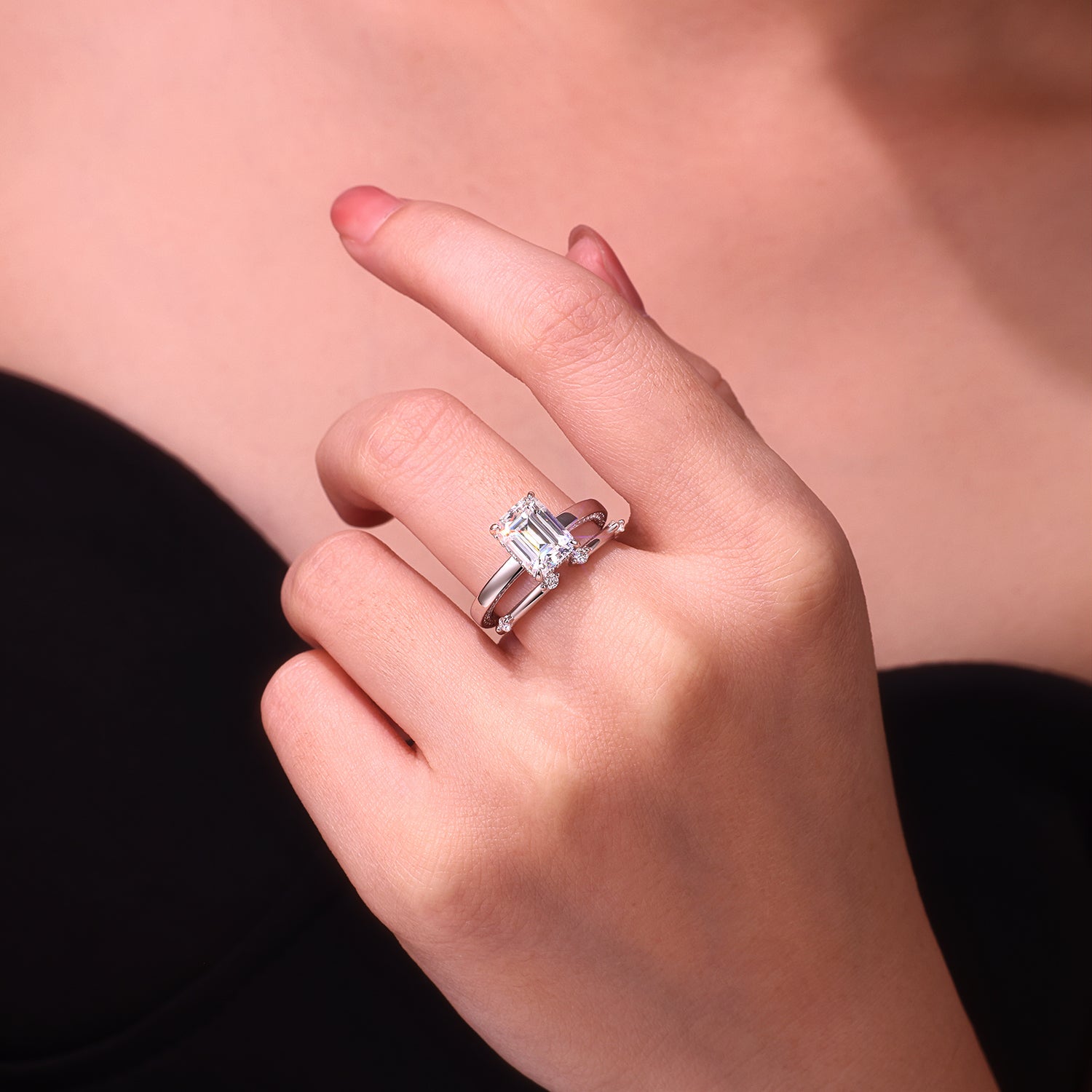 Carissie Ring MF216647 - Silver On Model