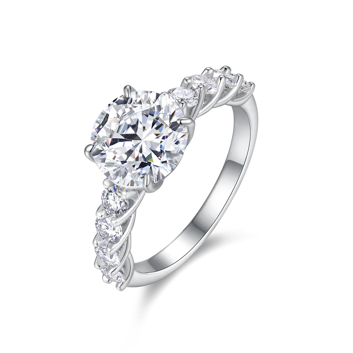 Carissie Ring MF216662 - Silver Angle View