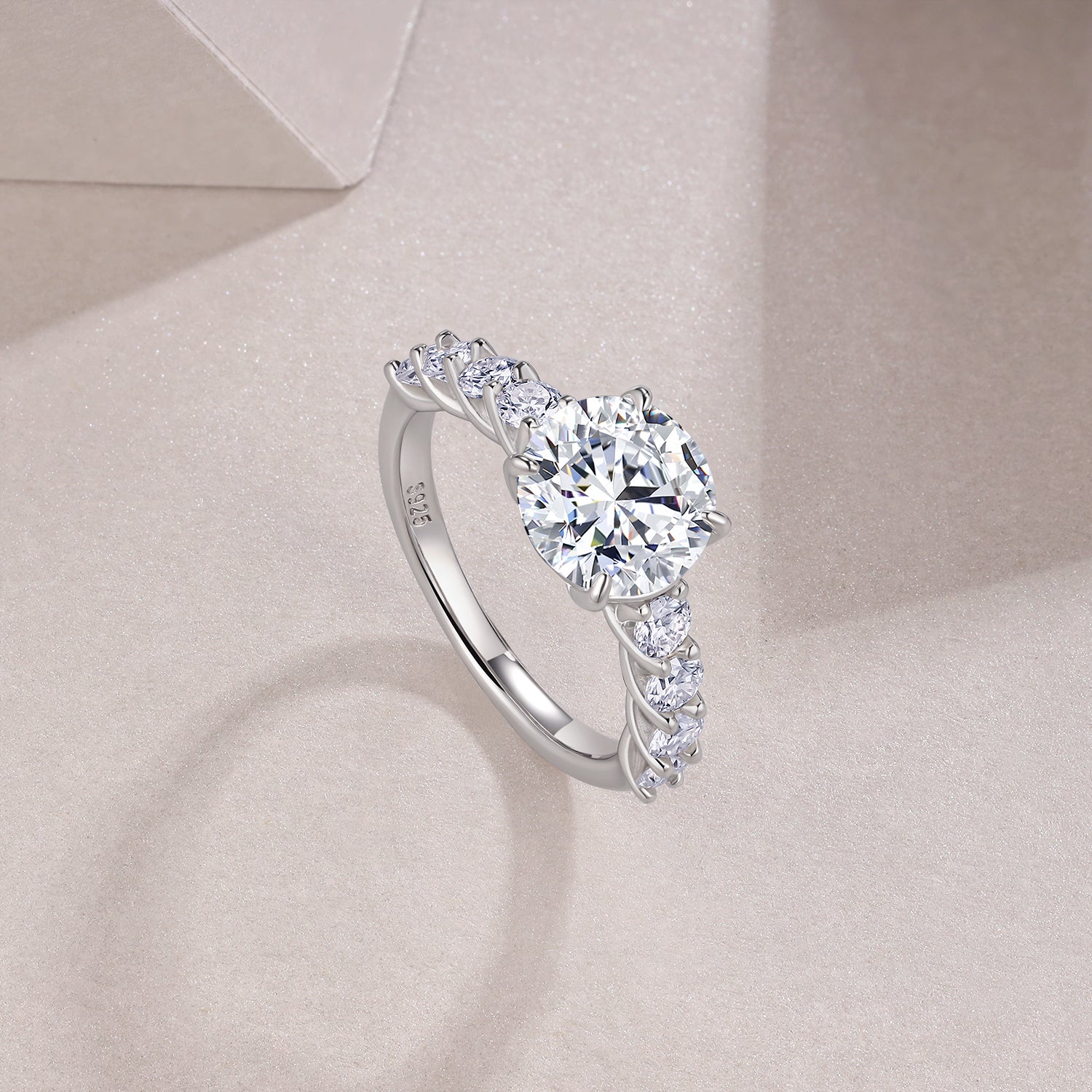 Carissie Ring MF216662 - Silver Angle View