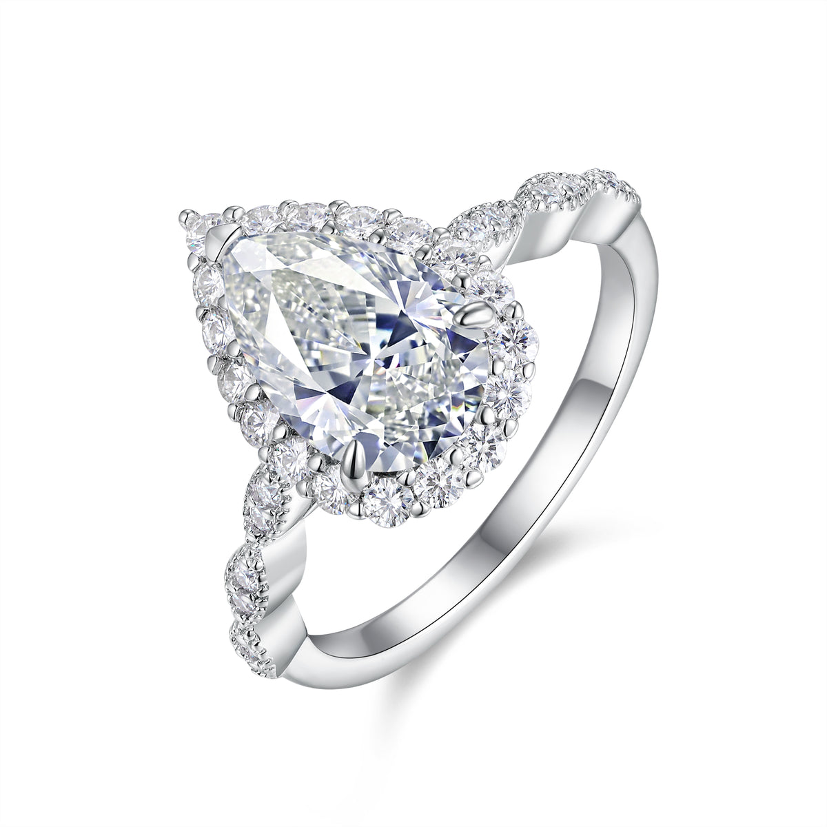 Carissie Ring MF216683 - Silver Angle View