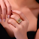 Carissie Ring MF216812 - Yellow Gold On Model