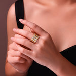 Carissie Ring MF216814 - Yellow Gold On Model
