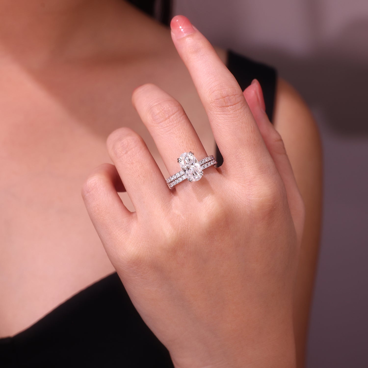 Carissie Ring MF216822 - Silver On Model