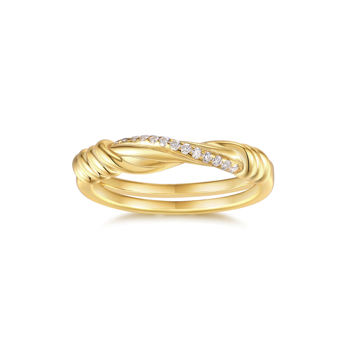 Carissie Ring MF216828 - Yellow Gold Front View