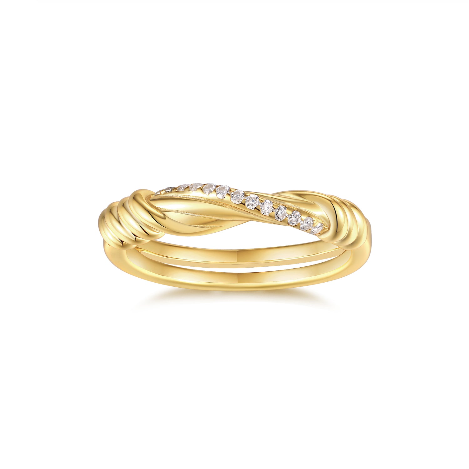 Carissie Ring MF216828 - Yellow Gold Front View
