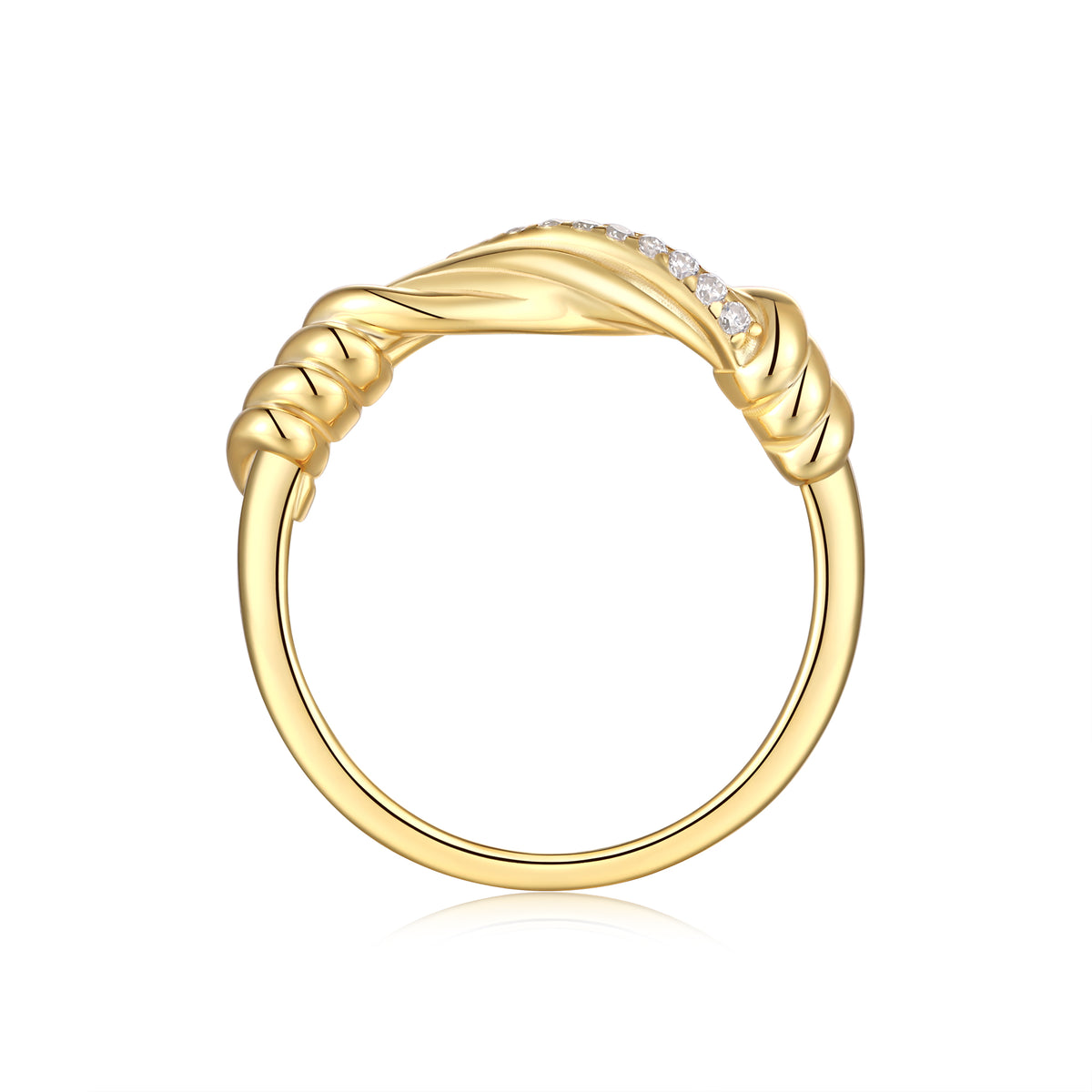 Carissie Ring MF216828 - Yellow Gold Front View