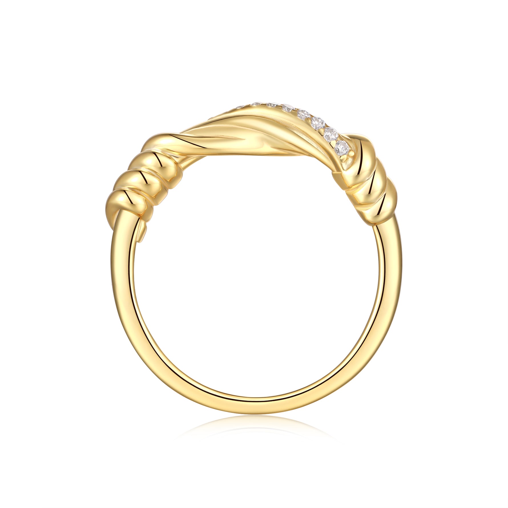 Carissie Ring MF216828 - Yellow Gold Front View