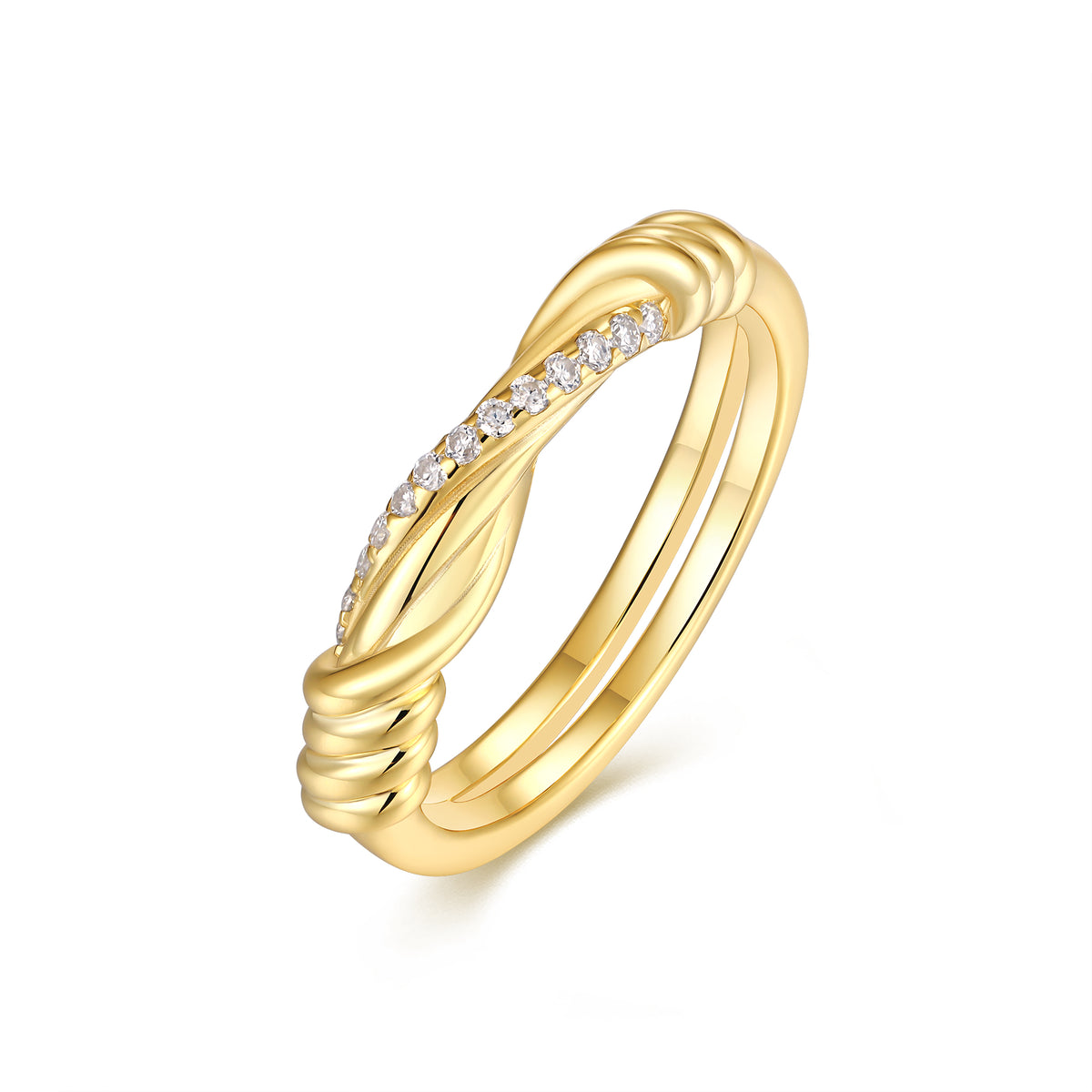Carissie Ring MF216828 - Yellow Gold Angle View