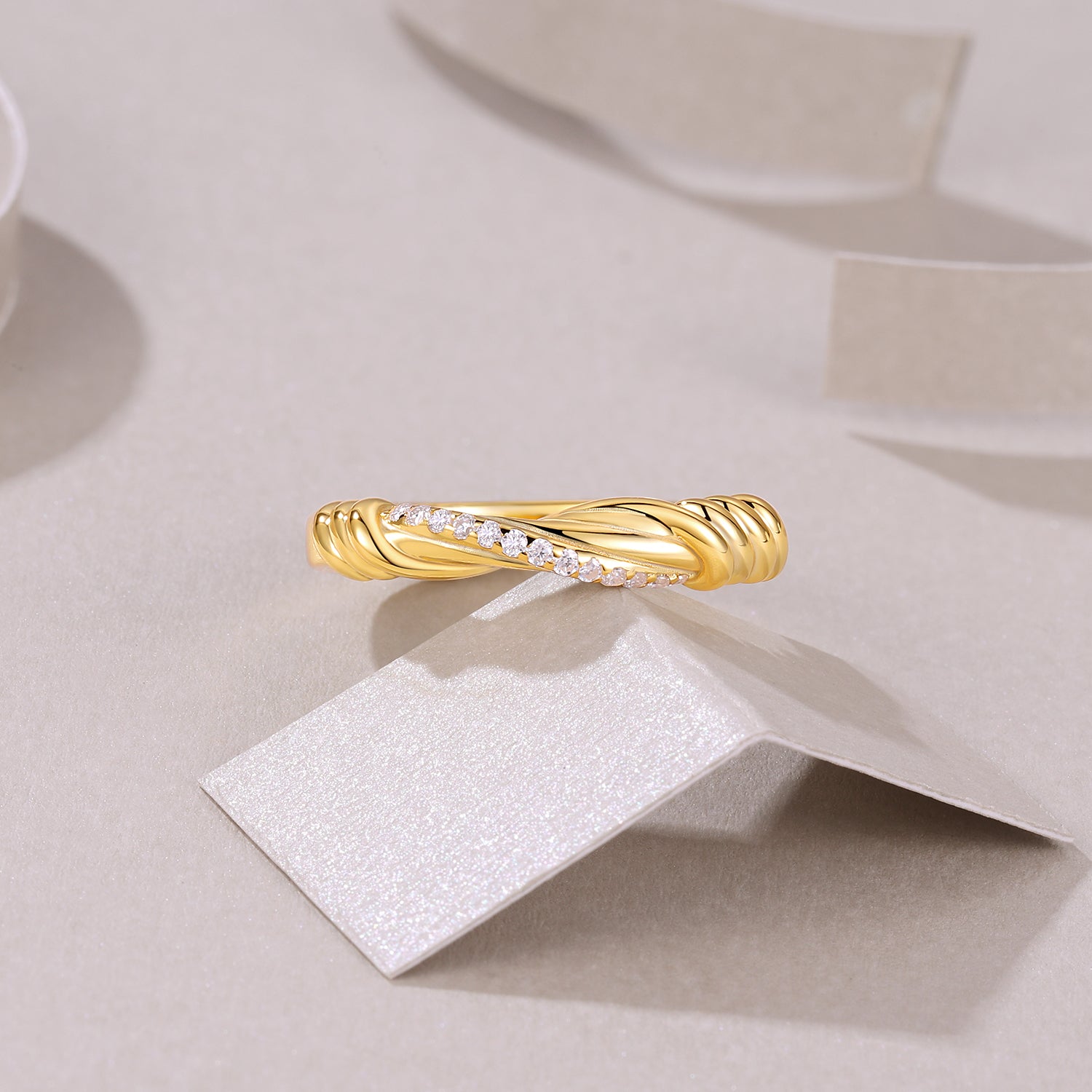 Carissie Ring MF216828 - Yellow Gold Angle View