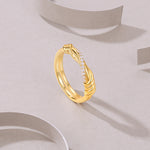 Carissie Ring MF216828 - Yellow Gold Angle View