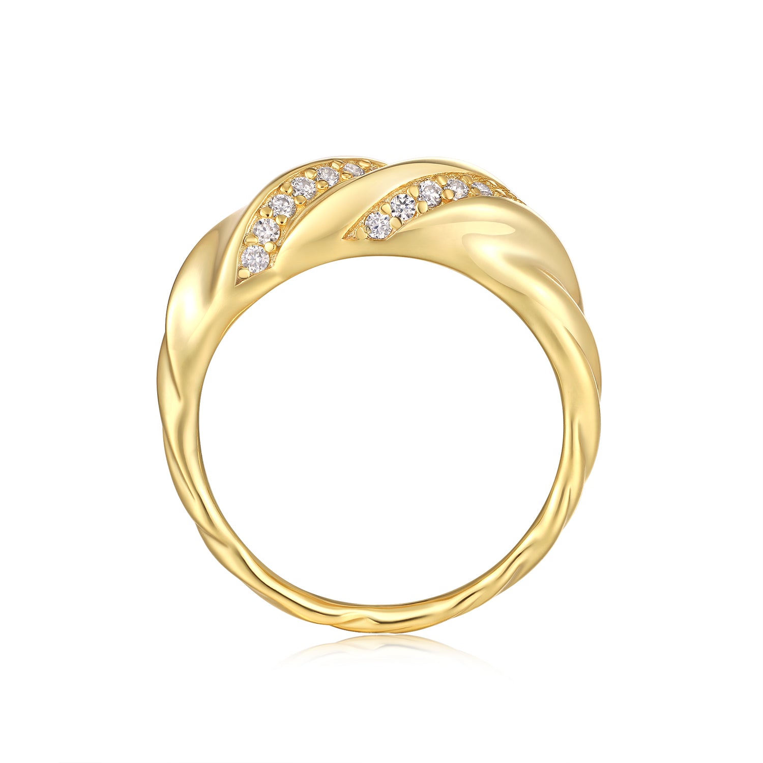 Carissie Ring MF216832 - Yellow Gold Front View