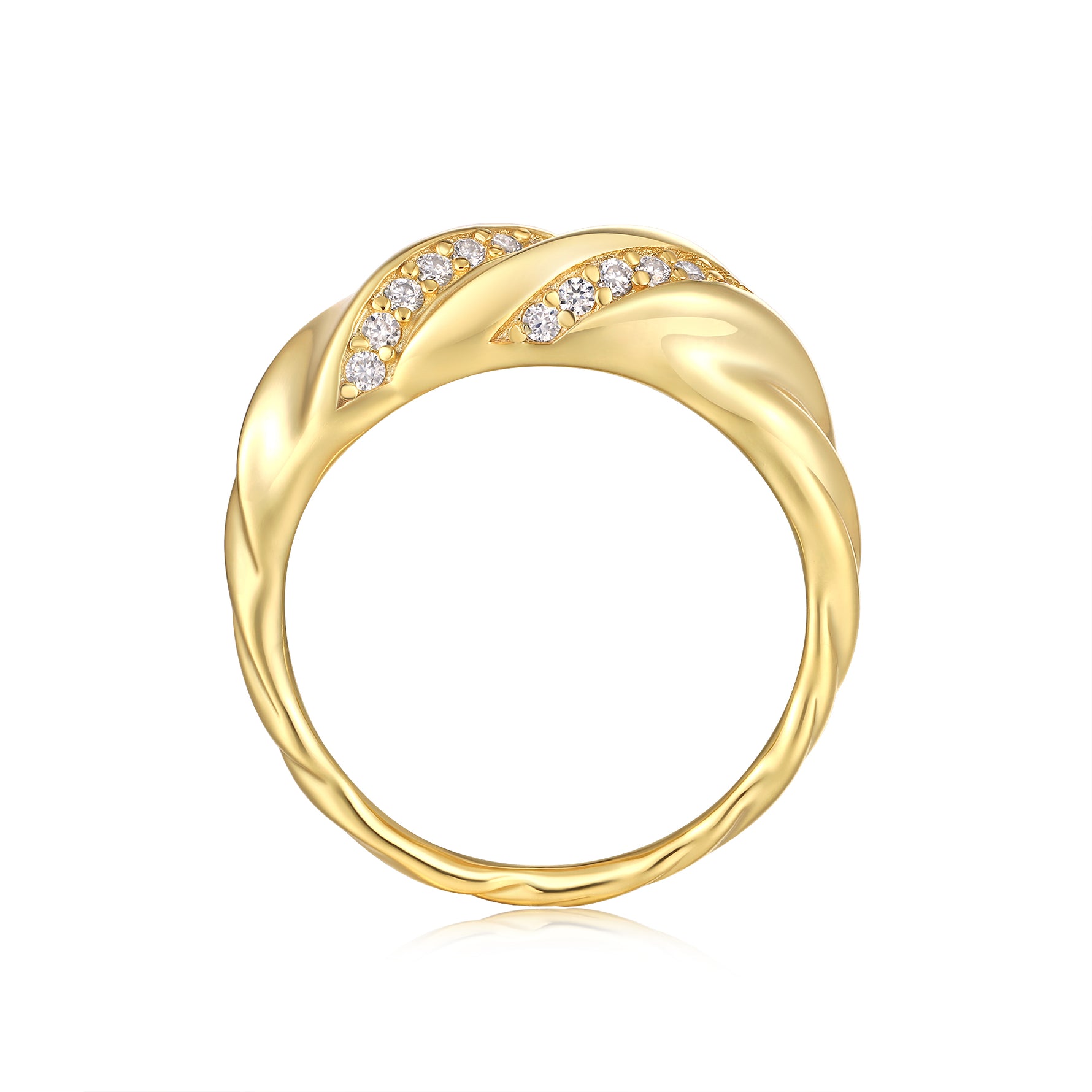 Carissie Ring MF216832 - Yellow Gold Front View