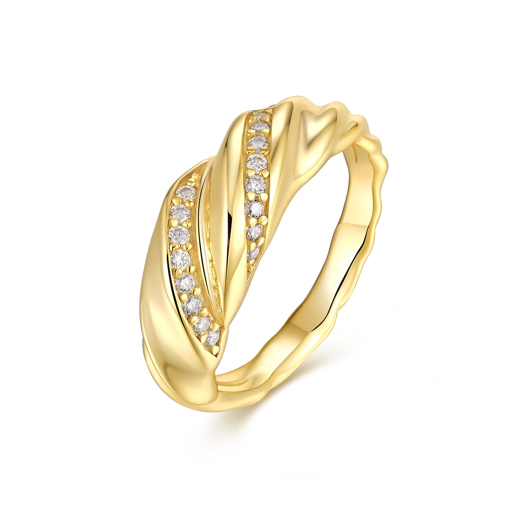 Carissie Ring MF216832 - Yellow Gold Angle View