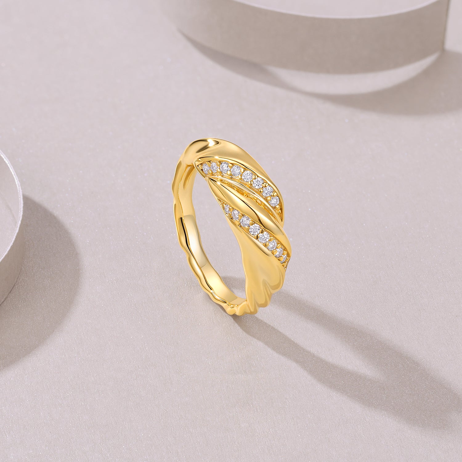Carissie Ring MF216832 - Yellow Gold Angle View