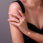 Carissie Ring MF216832 - Yellow Gold On Model