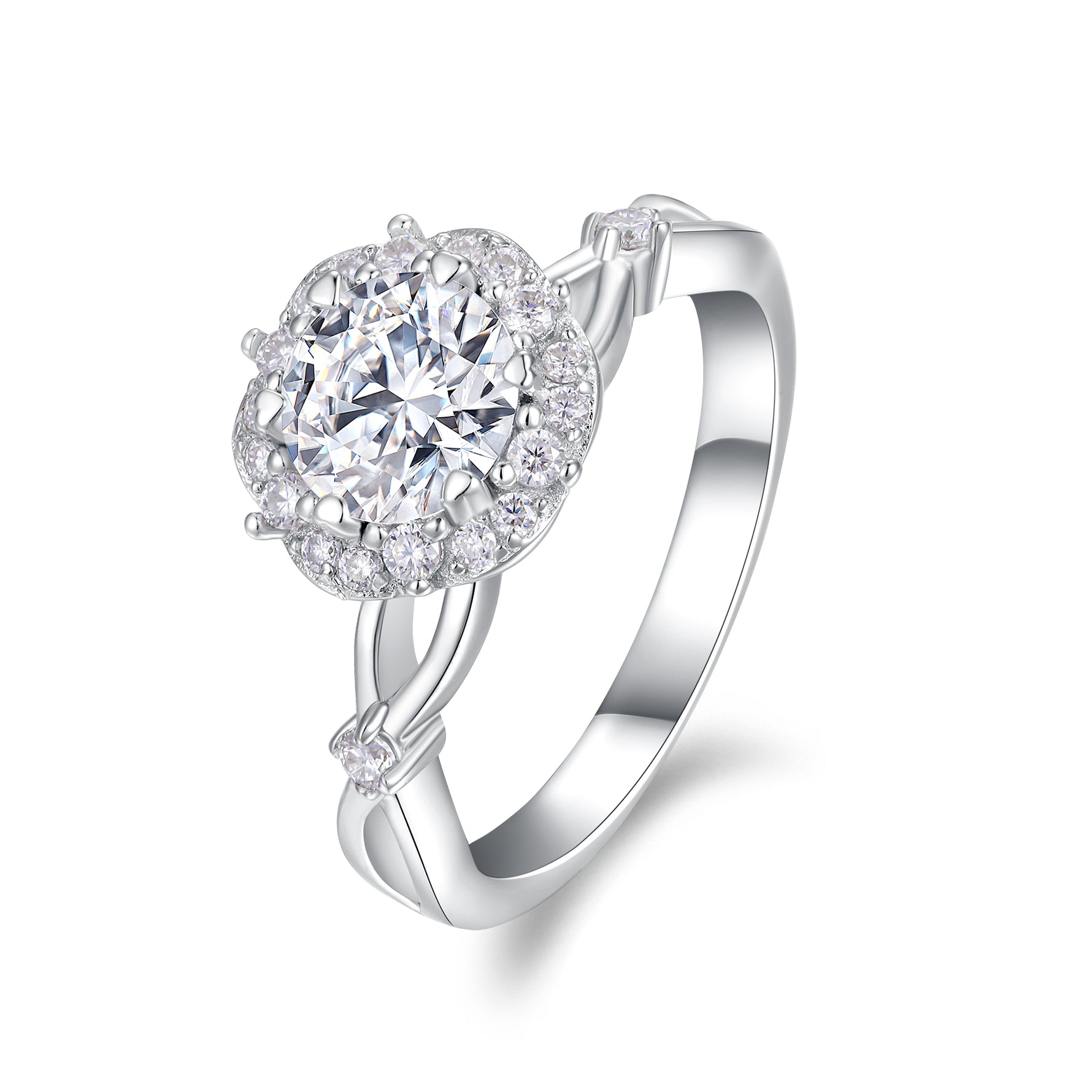 Carissie Ring MF216974 - Silver Angle View