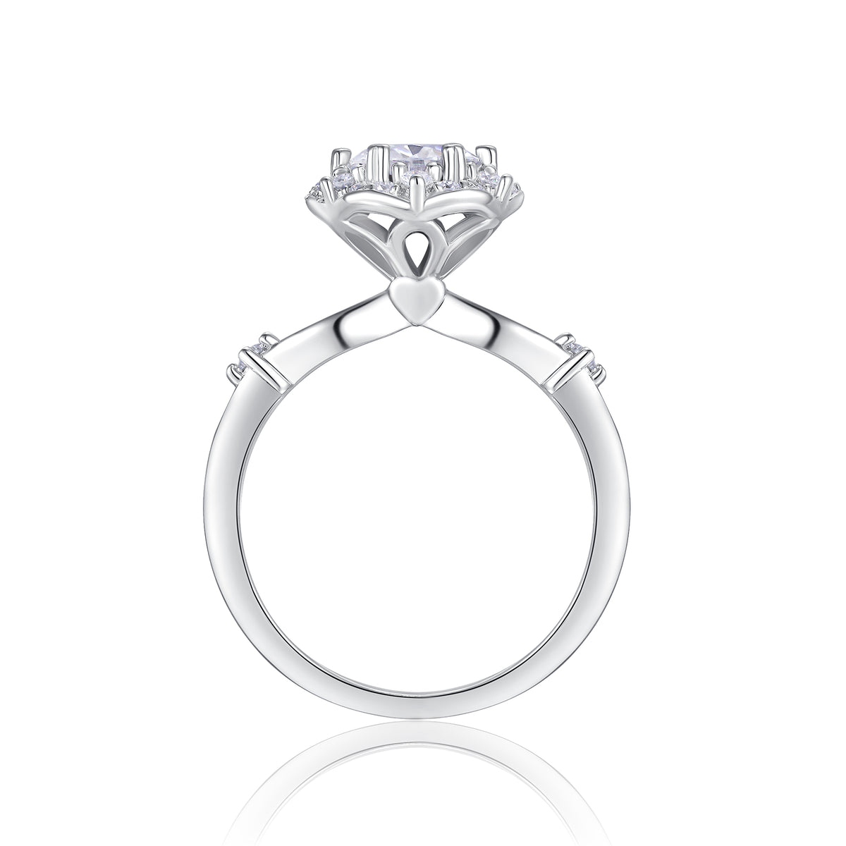 Carissie Ring MF216974 - Silver Side View