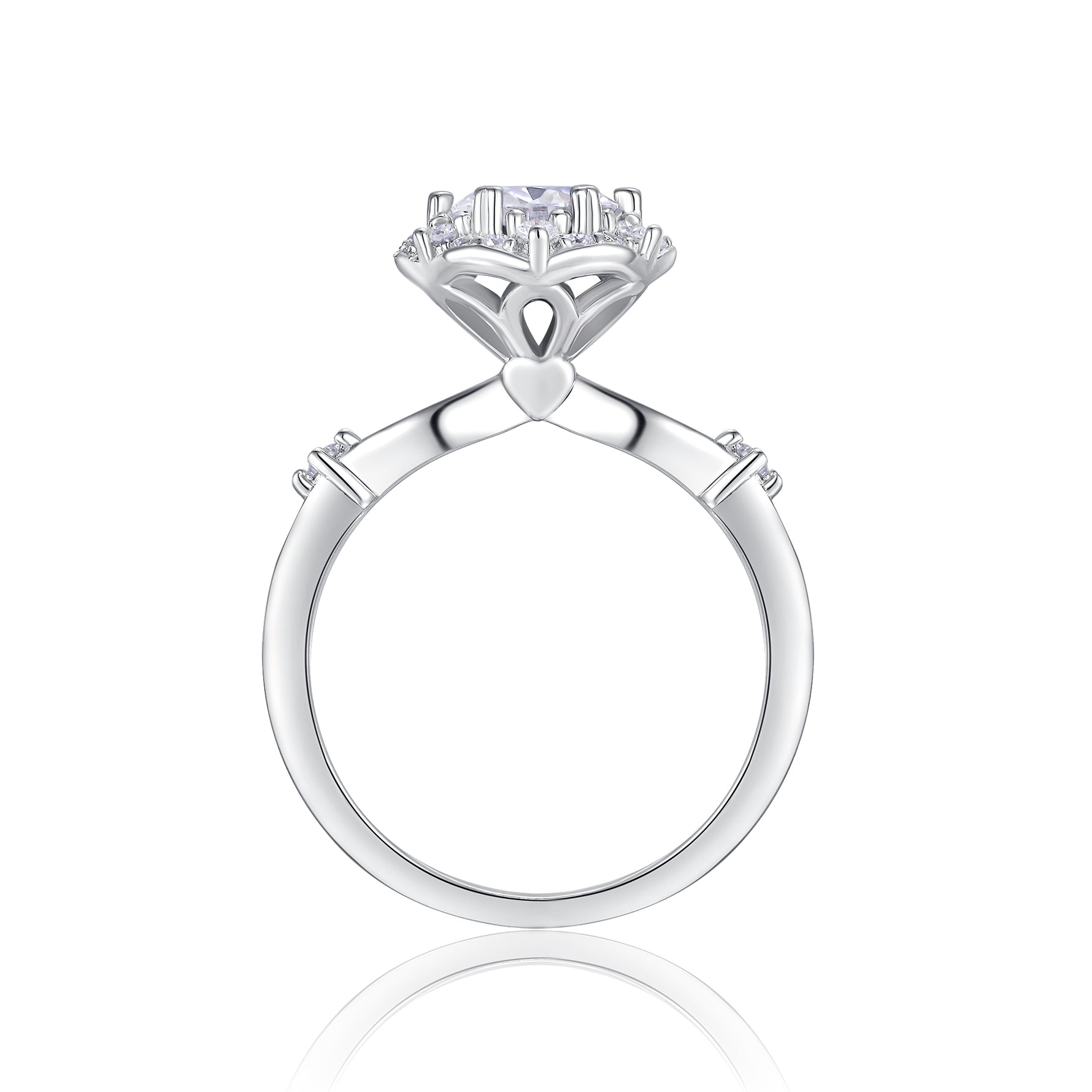 Carissie Ring MF216974 - Silver Side View