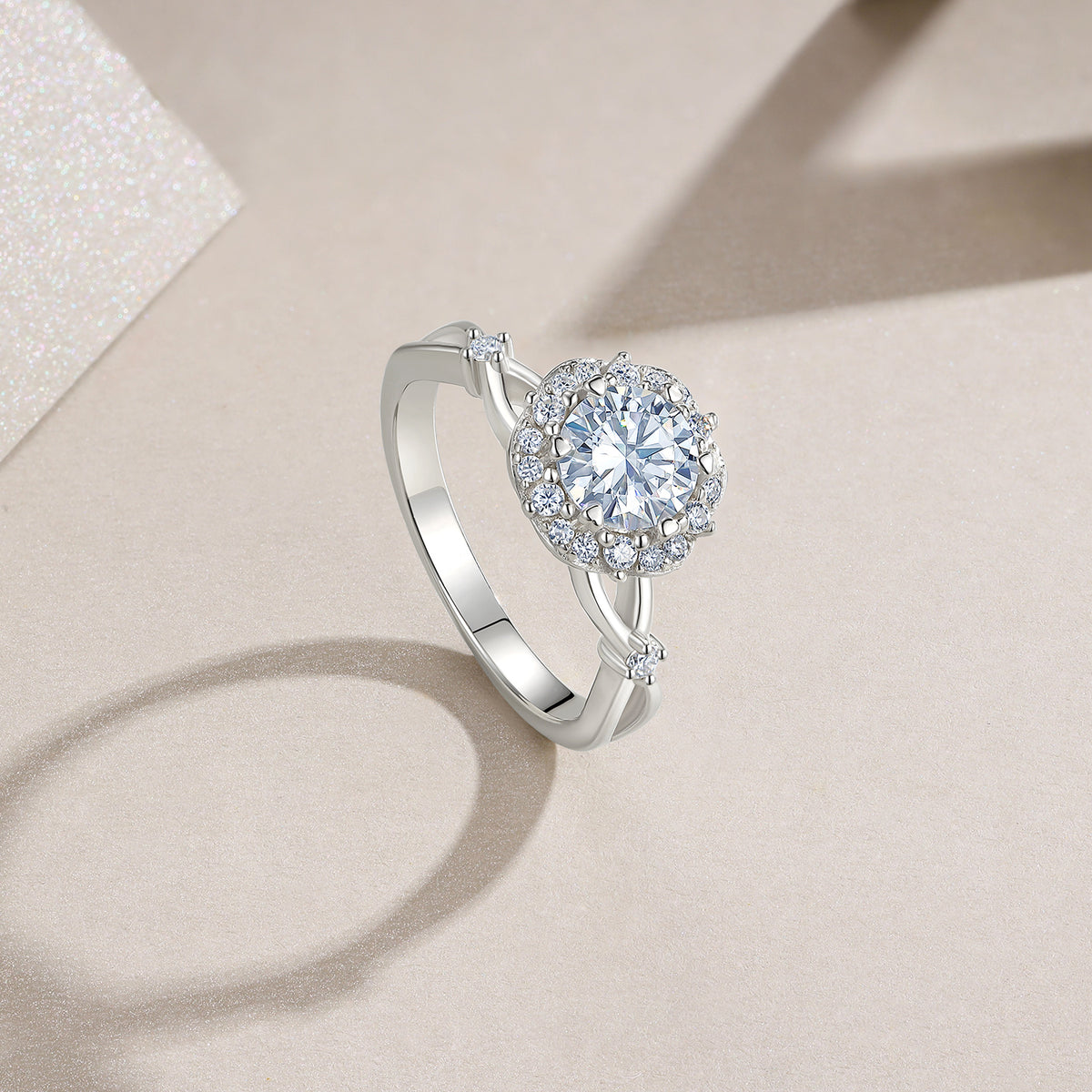 Carissie Ring MF216974 - Silver Angle View