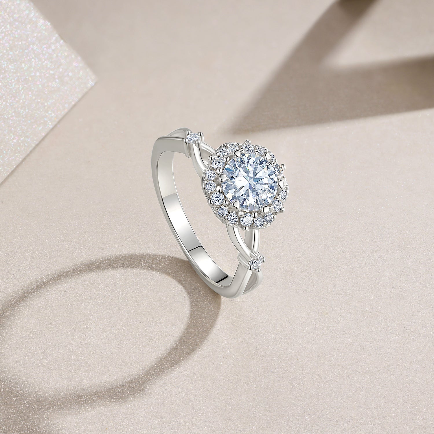 Carissie Ring MF216974 - Silver Angle View