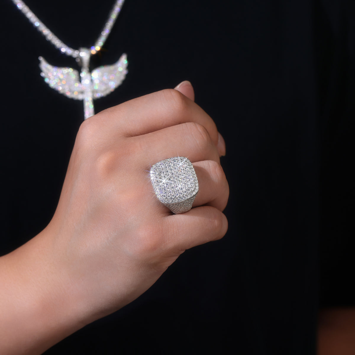 Carissie Ring MM216664 - Silver On Model